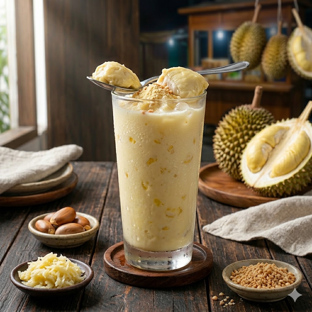 Es Juice Durian Martabak Kubang Hayuda